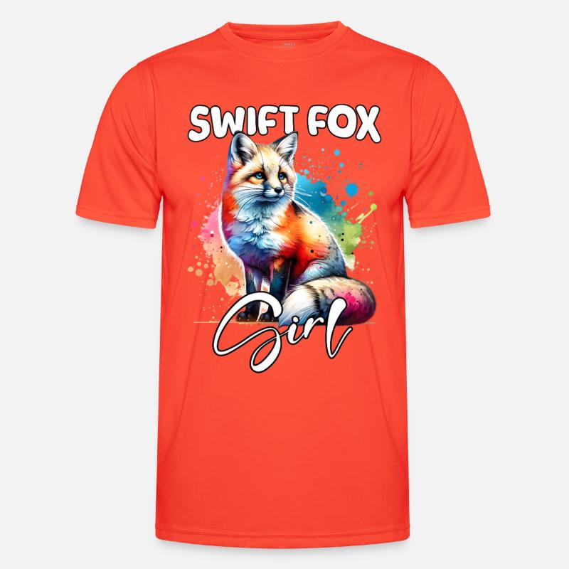 Swift Fox Mädchen Swiftfuchs - Männer Funktions-T-Shirt - Grenadine