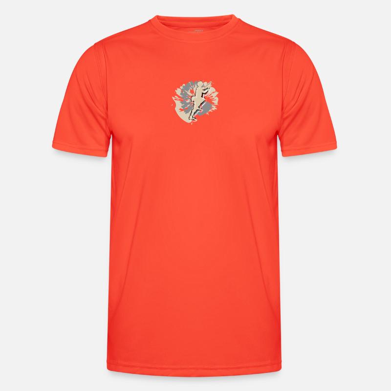 Valentine's Day climbing for men - Men's Functional T-Shirt - grenadine