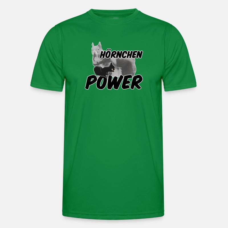 Hörnchenpower Eichhörnchen Tiere Spruch Männer Funktions-T-Shirt