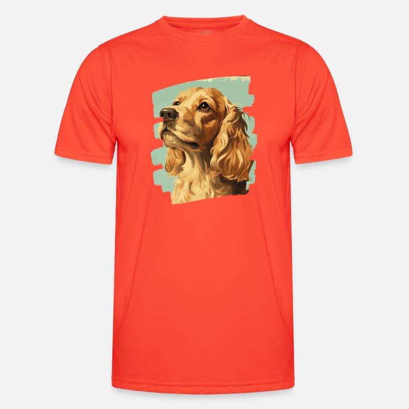 Cocker Spaniel Männer Funktions-T-Shirt