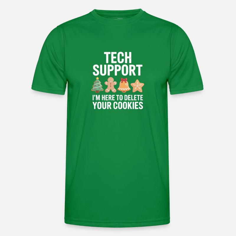 Tech Support Cookie Deletion Men's Functional T-Shirt