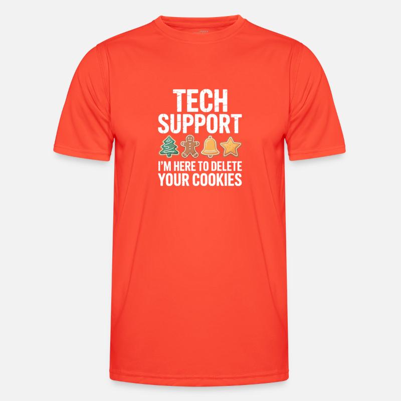 Tech Support Cookie Cleanup - Men's Functional T-Shirt - grenadine