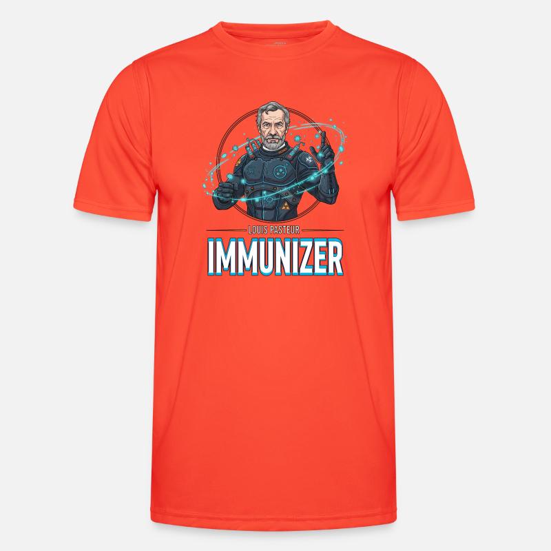 Pasteur-Immunizer-Rüstung Männer Funktions-T-Shirt