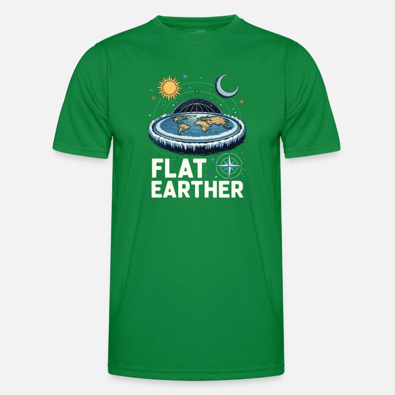 Flat-earthers Men's Functional T-Shirt