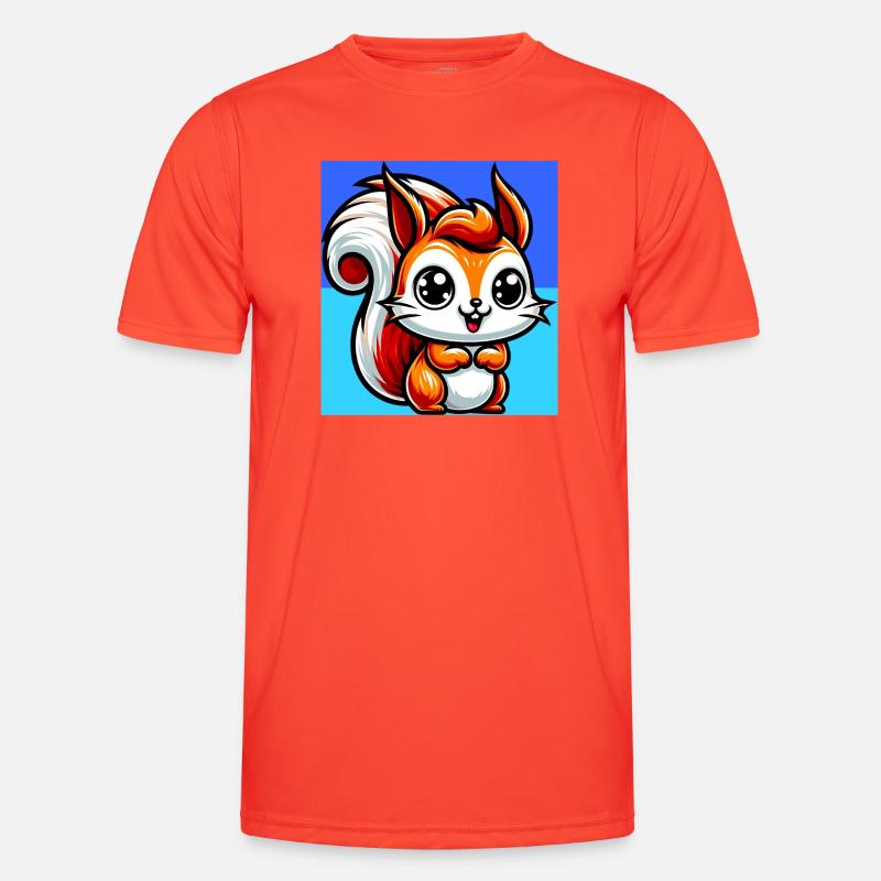 Eichhörnchen Männer Funktions-T-Shirt