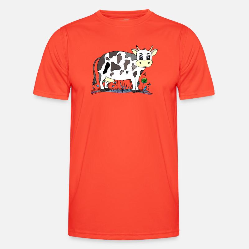 Cow - Men's Functional T-Shirt - grenadine
