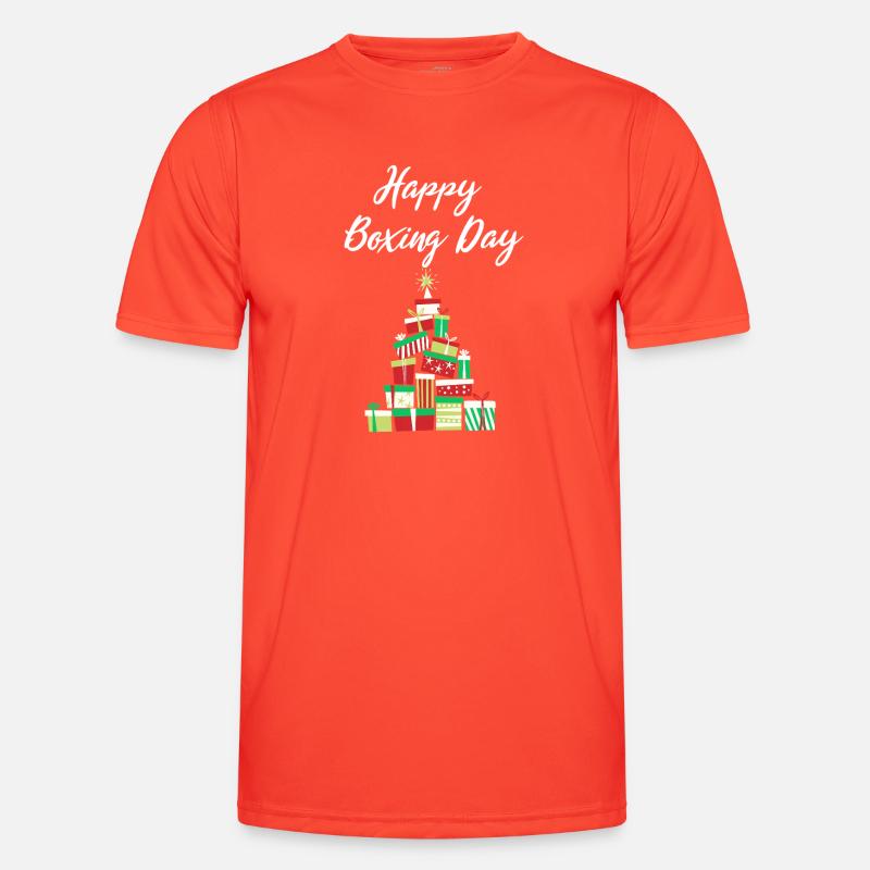 Happy Boxing Day Gift Stack - Men's Functional T-Shirt - grenadine