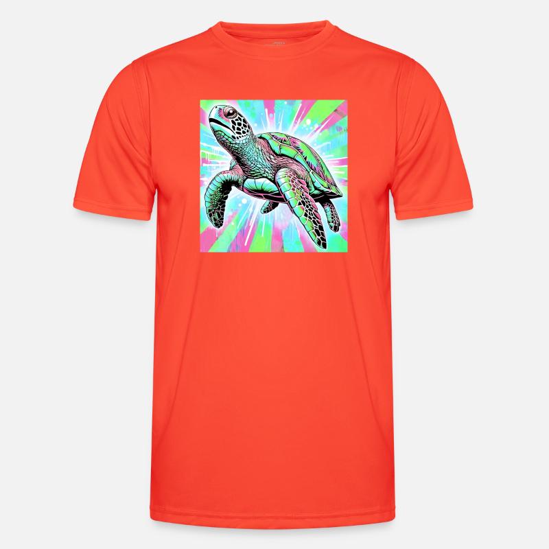 turtle - Men's Functional T-Shirt - grenadine