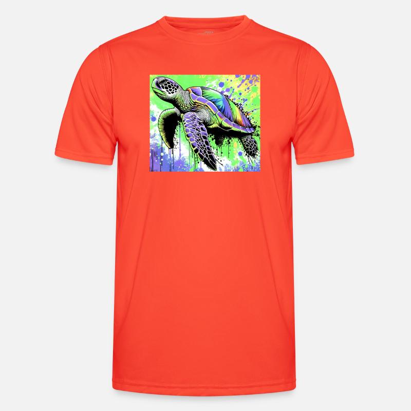 turtle - Men's Functional T-Shirt - grenadine