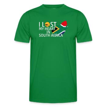 South Africa - Männer Funktions-T-Shirt - Kelly Green - Vorne - AI Model Male 178 dark (178cm)