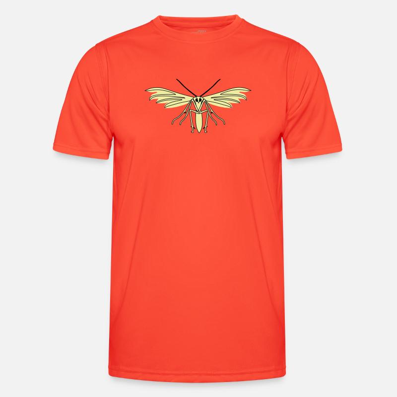 Feather moth - Men's Functional T-Shirt - grenadine
