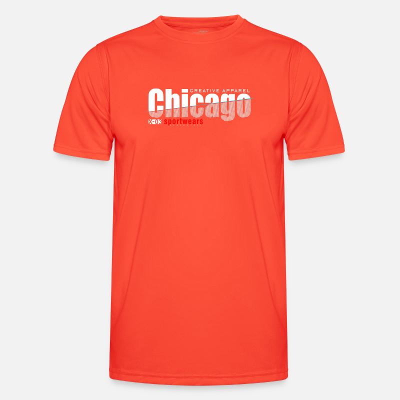 Dynamisches Sportdesign mit moderner Schärfe - Männer Funktions-T-Shirt - Grenadine
