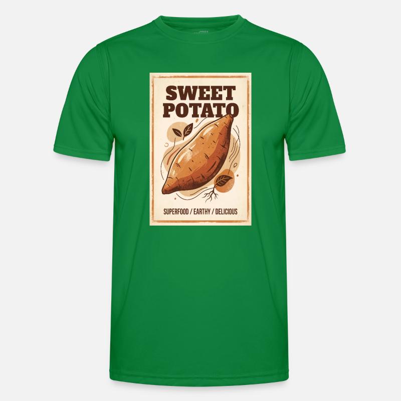 Impression de Superaliment de Patate Douce T-shirt sport Homme