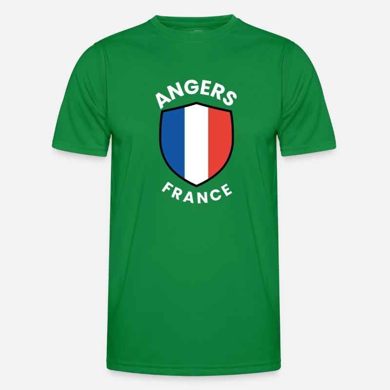 Angers France Shield Emblem Men's Functional T-Shirt