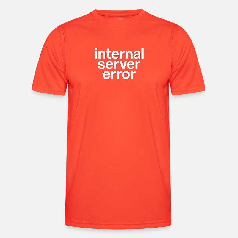 internal server error - Men's Functional T-Shirt - grenadine
