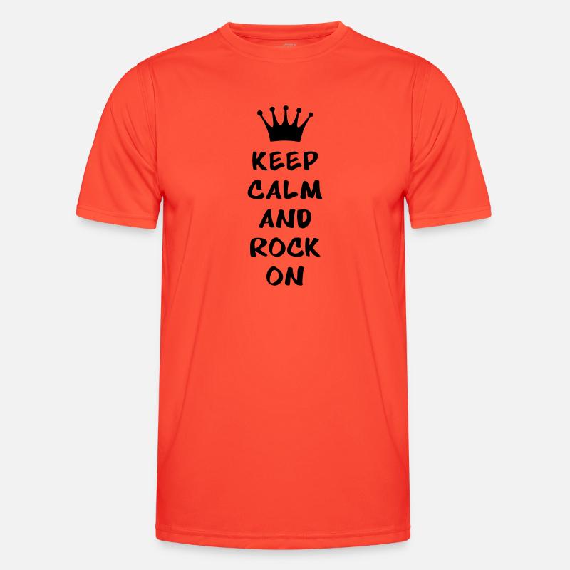 Keep calm and Maglietta sportiva per uomo