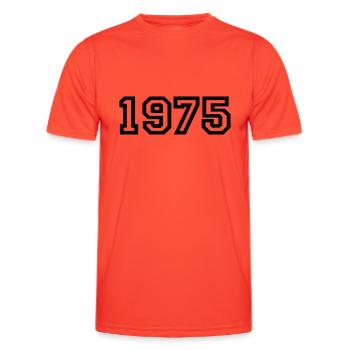 1975 - Männer Funktions-T-Shirt - Grenadine - Vorne - AI Model Male 178 dark (178cm)