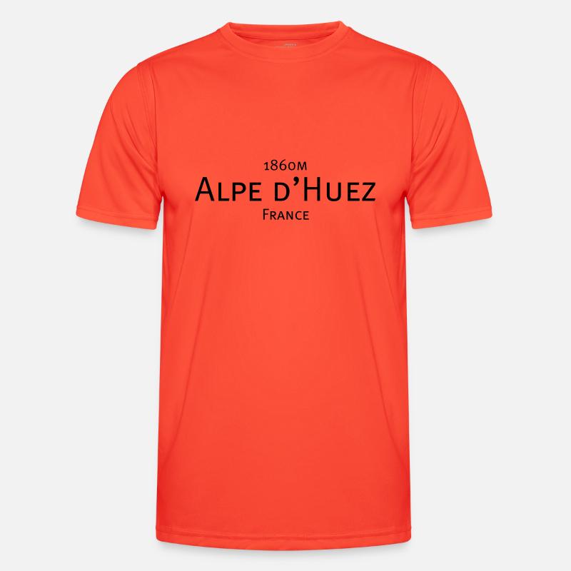 alpe d huez Männer Funktions-T-Shirt