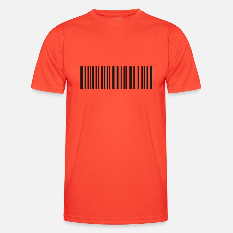code-barre T-shirt sport Homme