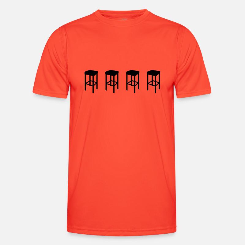 bar stool Men's Functional T-Shirt