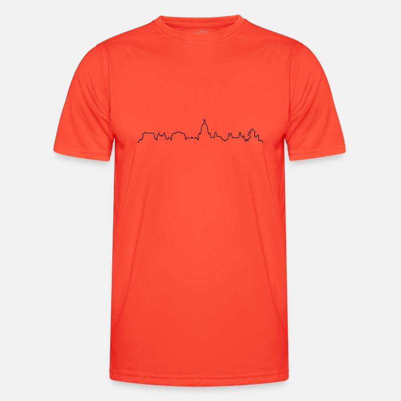 Skyline Mainz Männer Funktions-T-Shirt