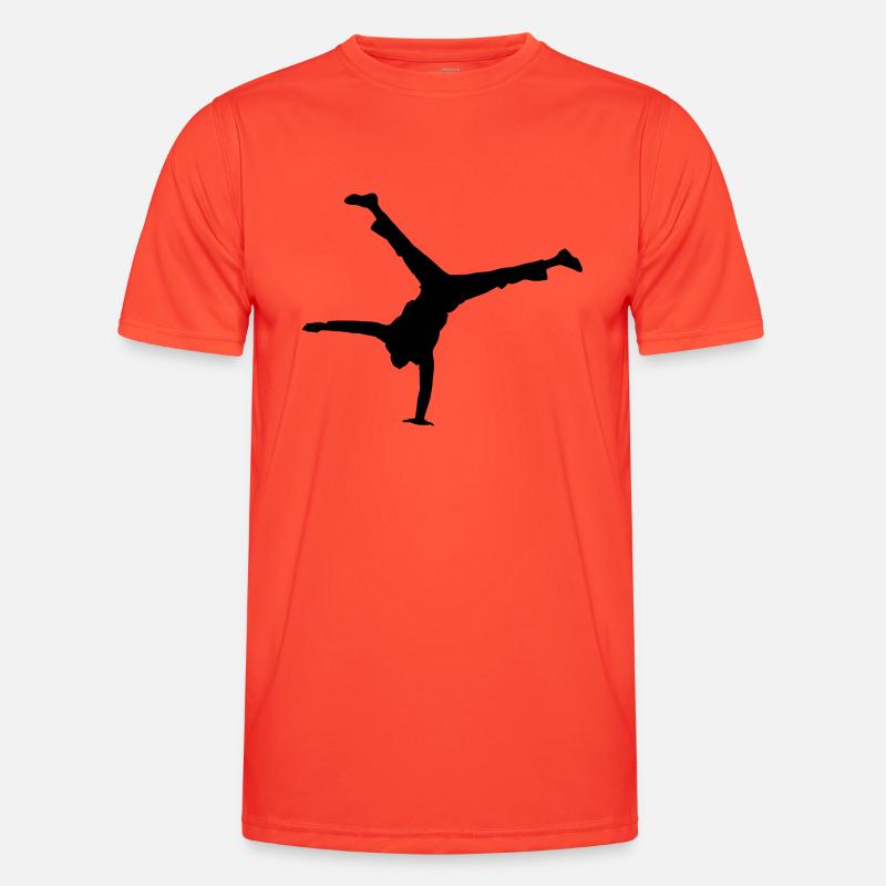 Vector Ballet dancer Silhouette Men's Functional T-Shirt