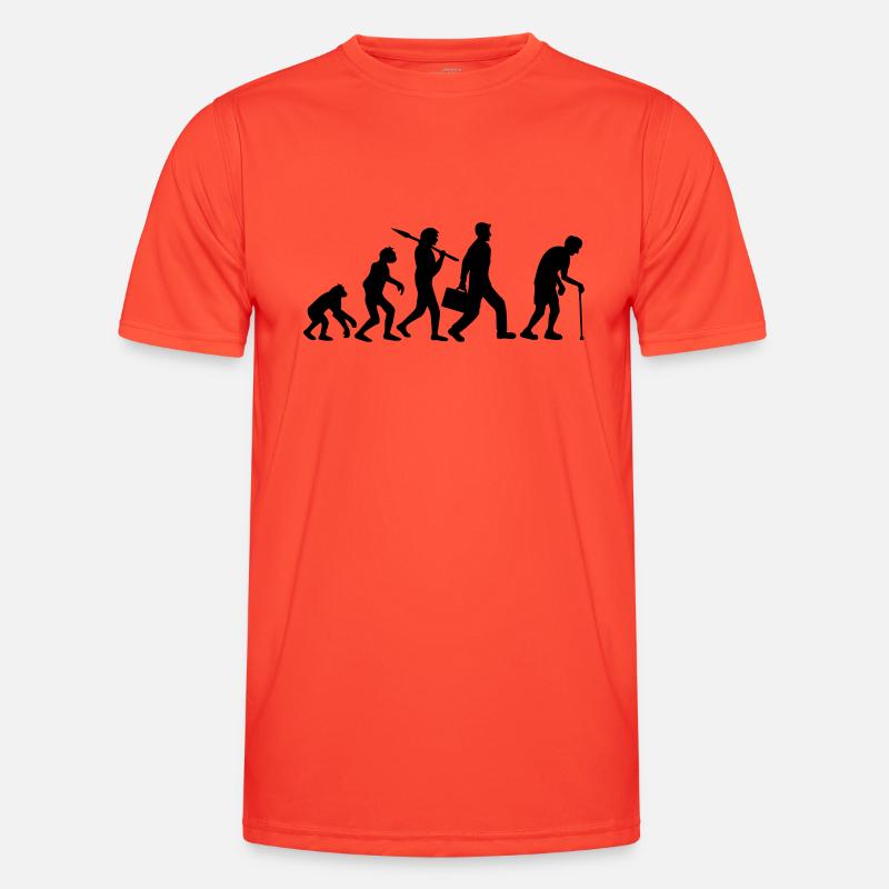Evolution Opa Design Männer Funktions-T-Shirt