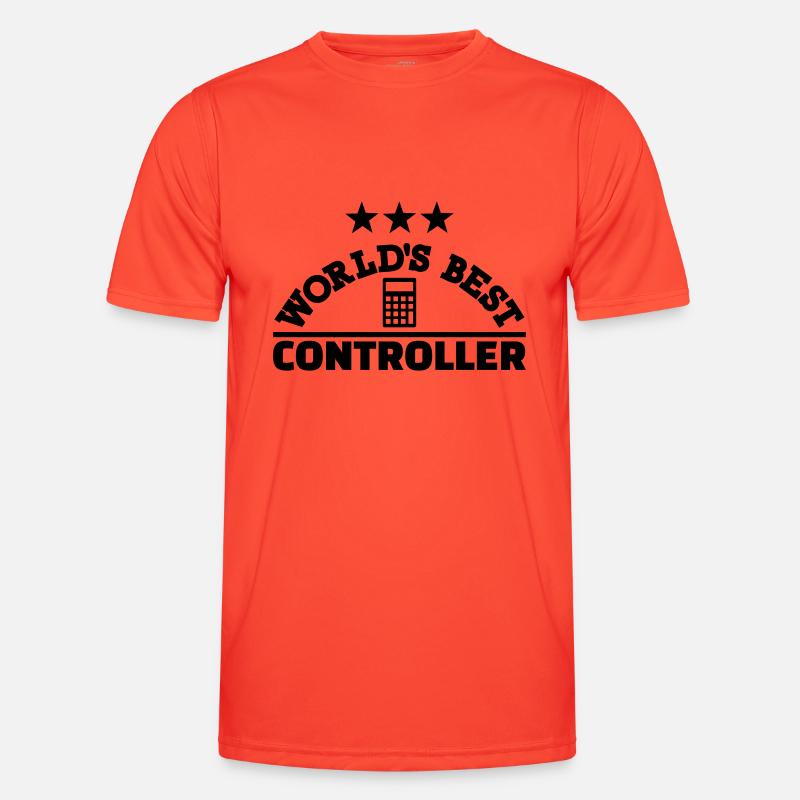 Controller - Männer Funktions-T-Shirt - Grenadine