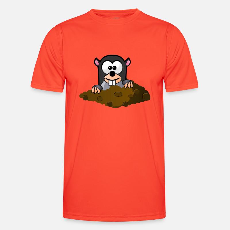 Molecule comic style - Men's Functional T-Shirt - grenadine