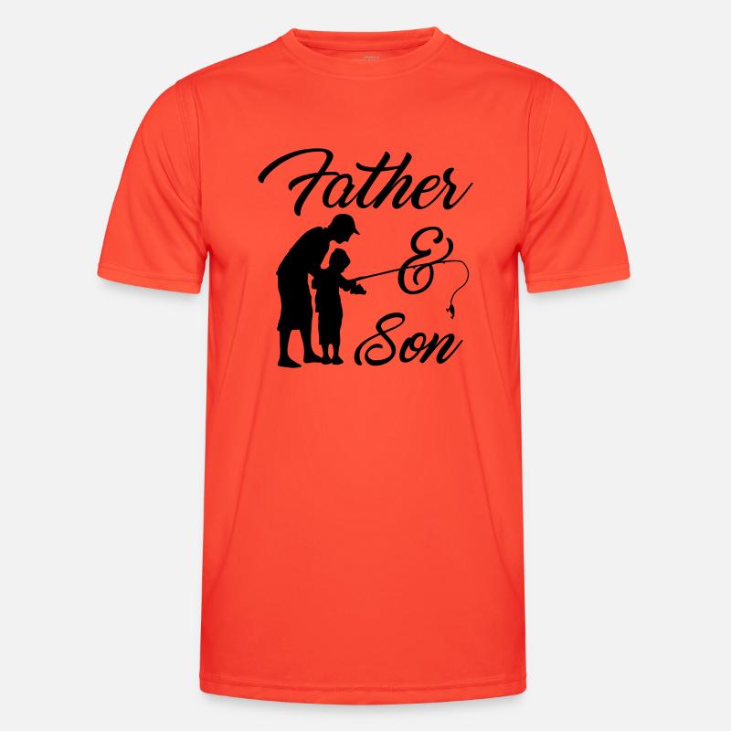 Le père et le fils pêcher pêche pêcher pêcher pêche cadeau pêche T-shirt sport Homme