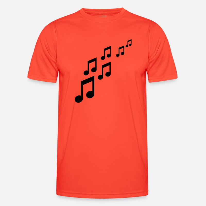 Note Männer Funktions-T-Shirt