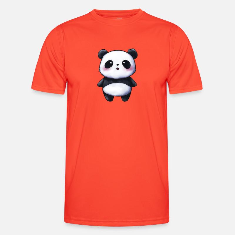 bébé panda mignon, style chibi T-shirt sport Homme