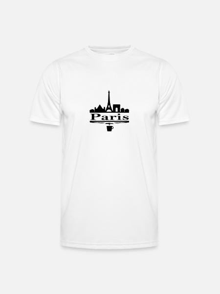 Paris - Männer Funktions-T-Shirt - Grenadine