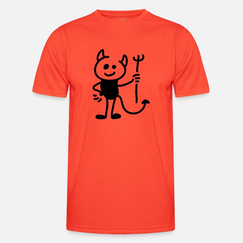 Little Devil - Line - Men's Functional T-Shirt - grenadine
