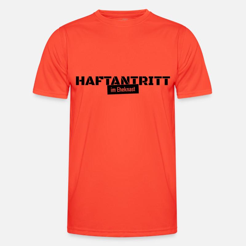 Haftantritt Ehe Junggesellenabschied Geschenk - Männer Funktions-T-Shirt - Grenadine
