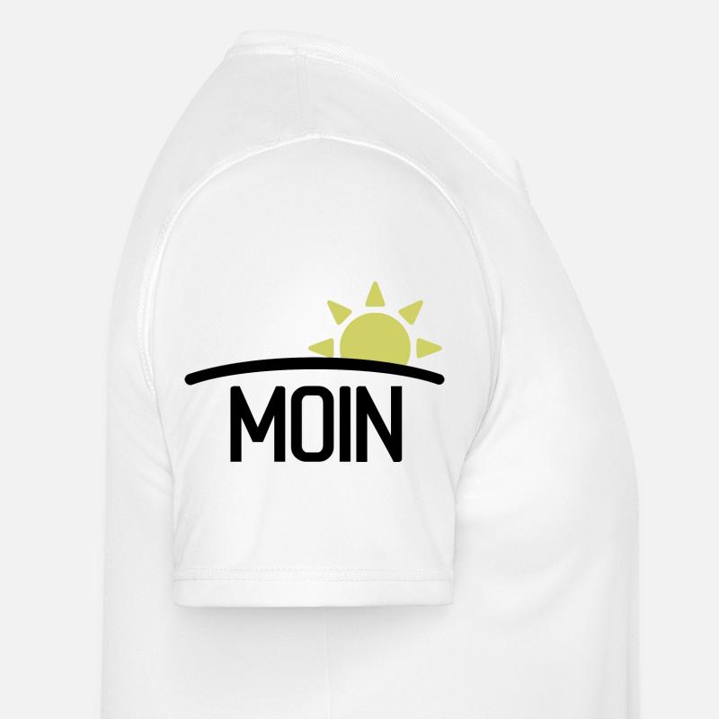 Moin Guten Morgen Sonne Männer Funktions-T-Shirt