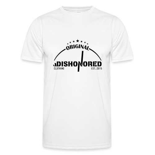 DISHONORED BROTHERS // BASIC SHIRT, BLACK AND RED - Männer Funktions-T-Shirt