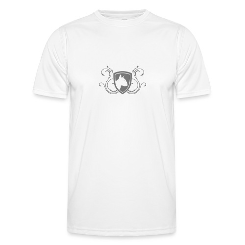 Bullterrier Wappen 1c - Männer Funktions-T-Shirt