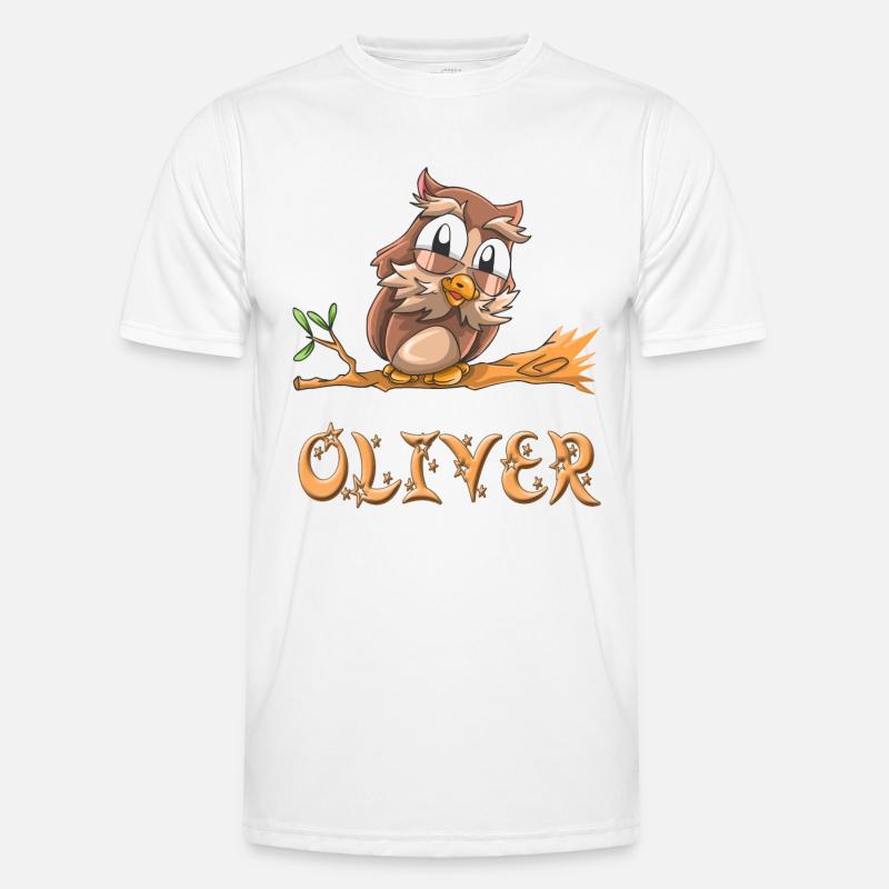 Eule Oliver Männer Funktions-T-Shirt