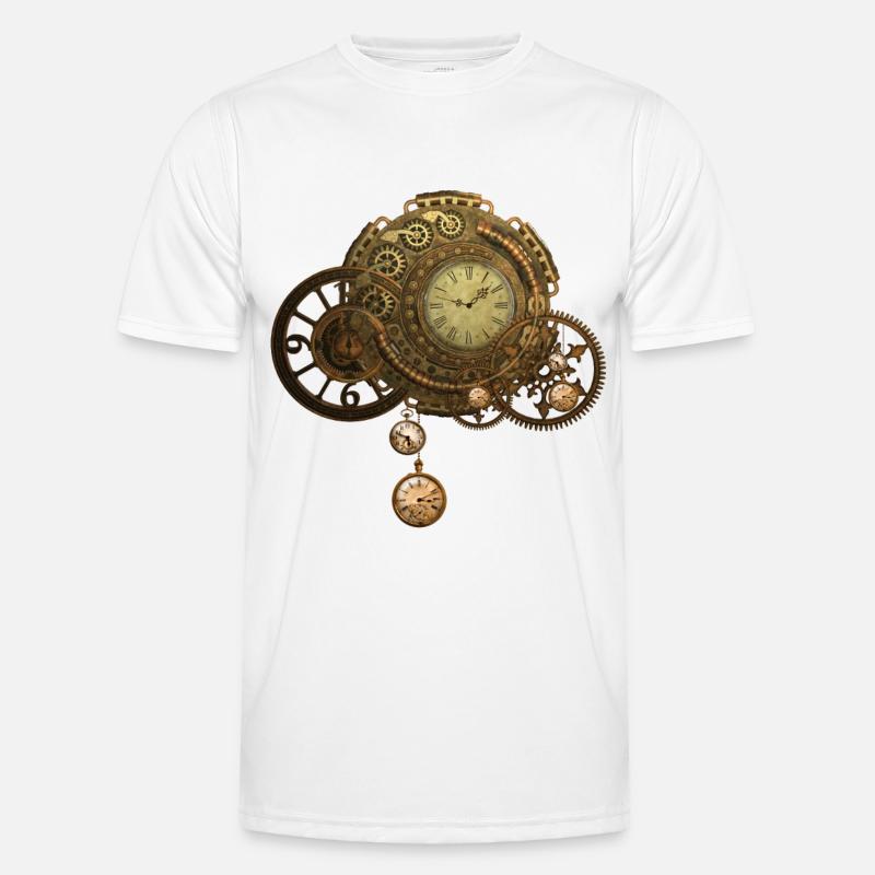 Wunderbare steampunk Design Männer Funktions-T-Shirt