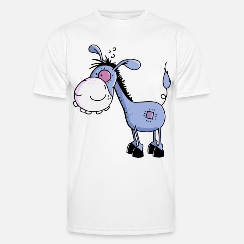 Esel - Langohresel - Eselchen Männer Funktions-T-Shirt