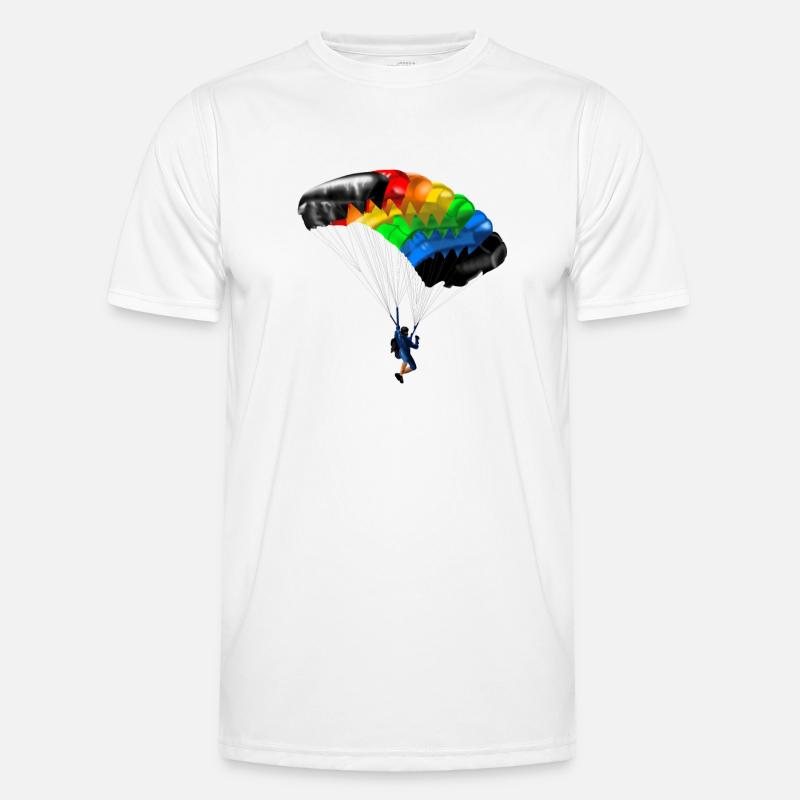Fallschirm Männer Funktions-T-Shirt