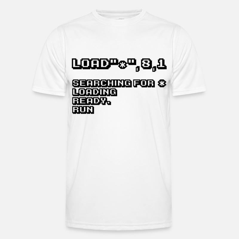Retro Computing und 8-Bit Nostalgie Männer Funktions-T-Shirt