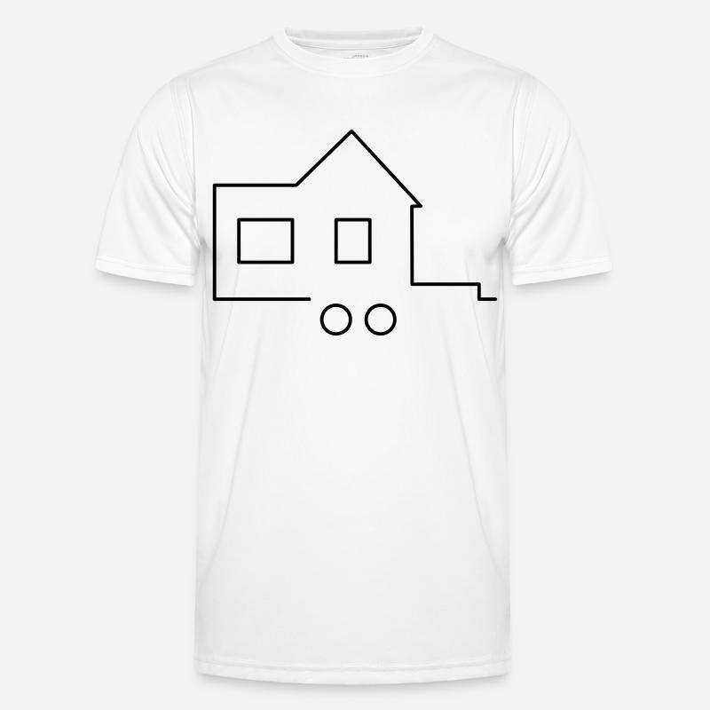 Tiny house - Men's Functional T-Shirt - white