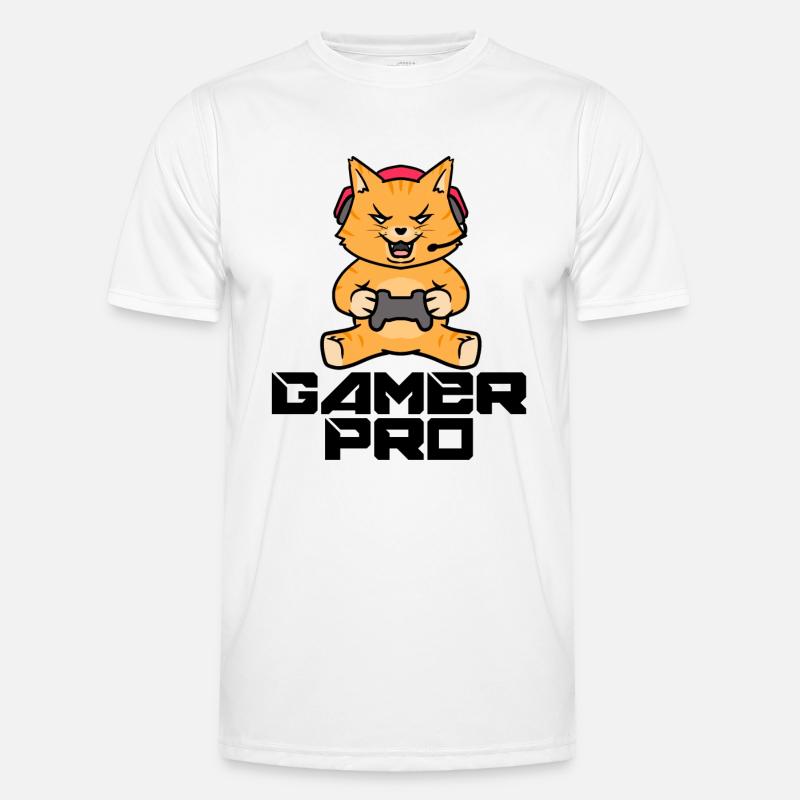 Gamer Zocker Headset Controller Videogames T-shirt sport Homme