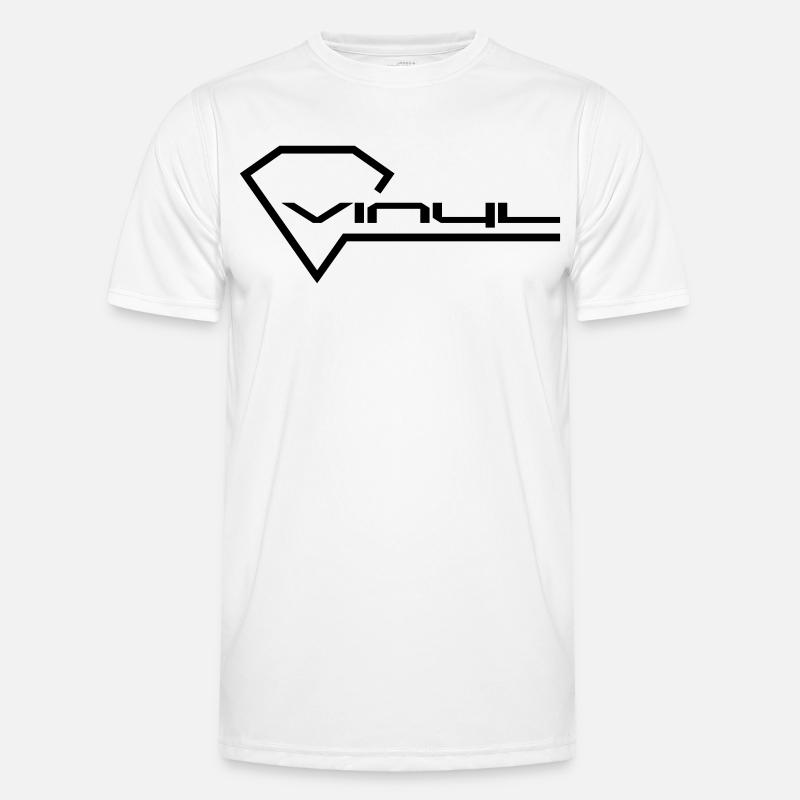 Vinyl Männer Funktions-T-Shirt