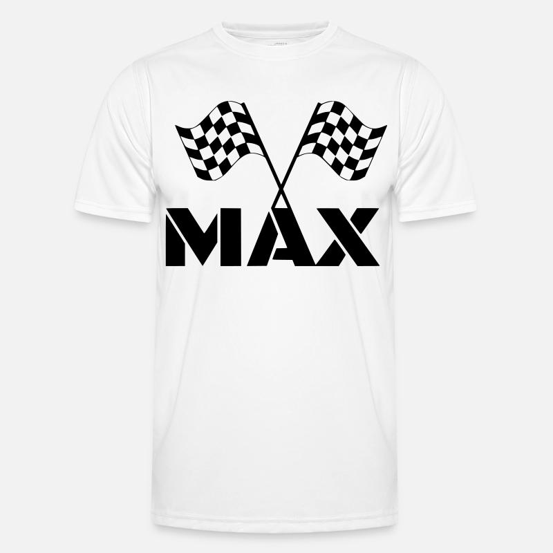 Pour les fans de Max. Course DGP. Drapeau de fin * T-shirt sport Homme