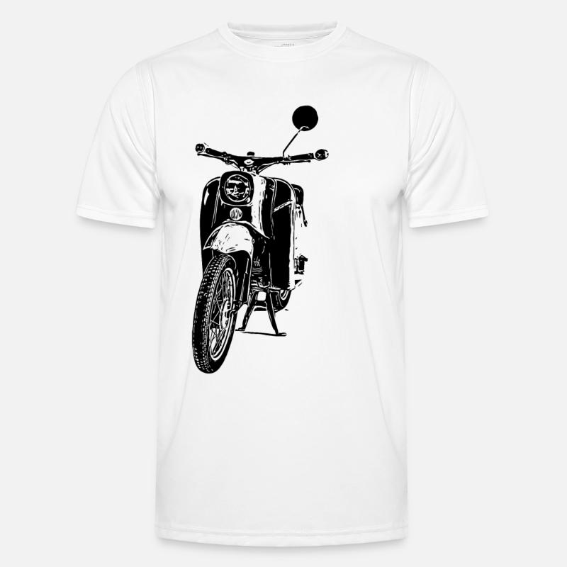 Schwalbe Moped - Men's Functional T-Shirt - white