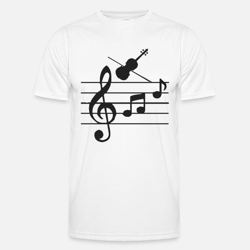 Strings - Men's Functional T-Shirt - white