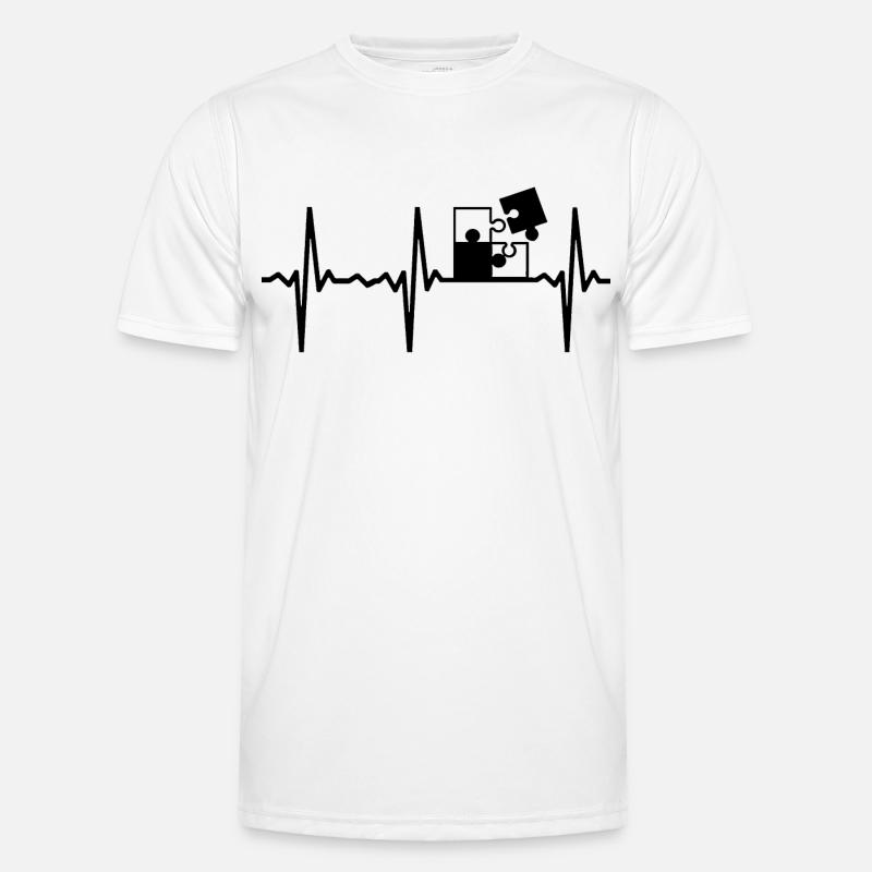 Puzzle Pulse Game Night Game Play Game Pulse Pulse T-shirt sport Homme